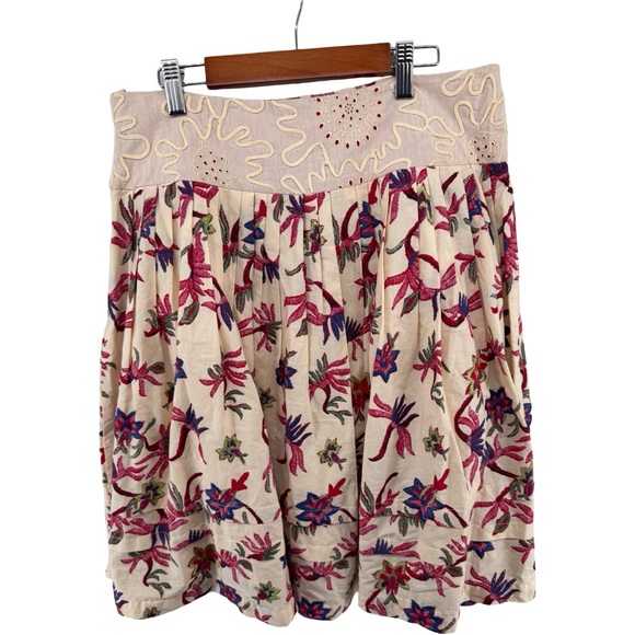 Anthropologie Dresses & Skirts - Anthropologie Viola Embroidered Midi Skirt